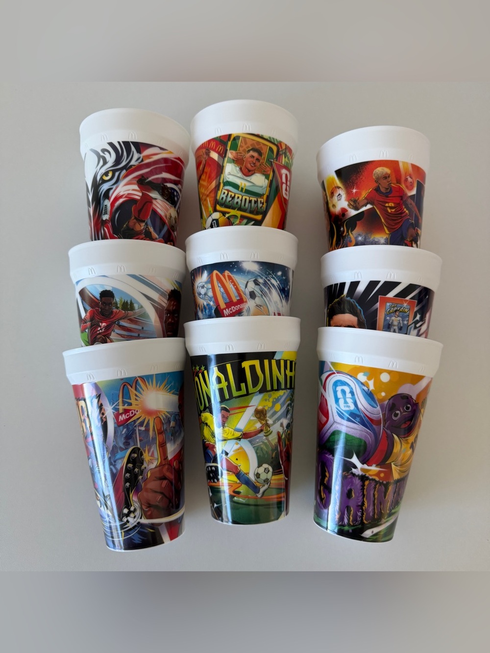 McDonald’s FIFA cups full set